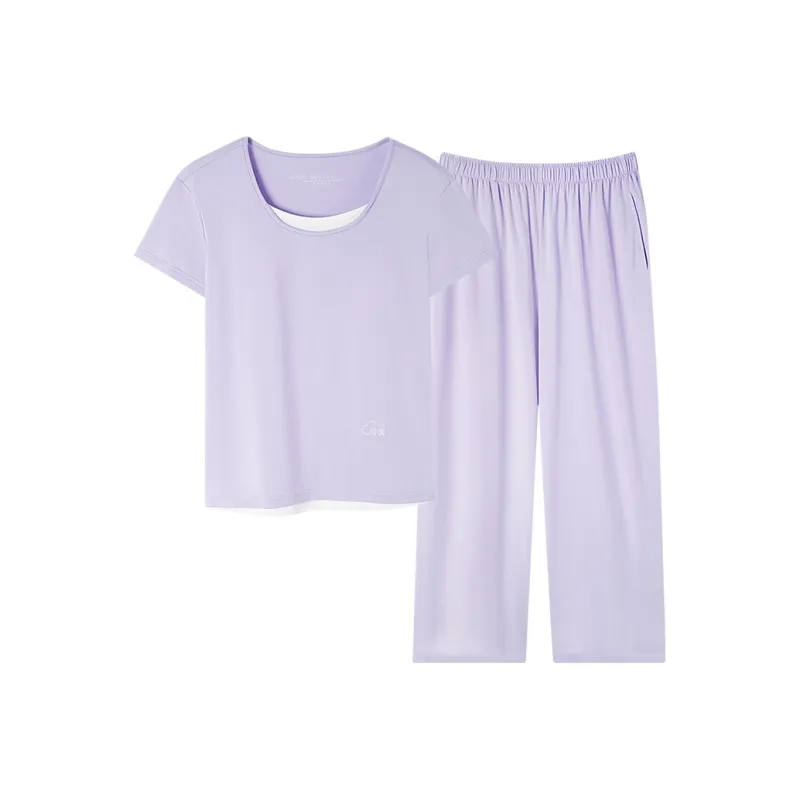 MIIOW Cool One Summer Series Pajama Set Women's Light Purple-0