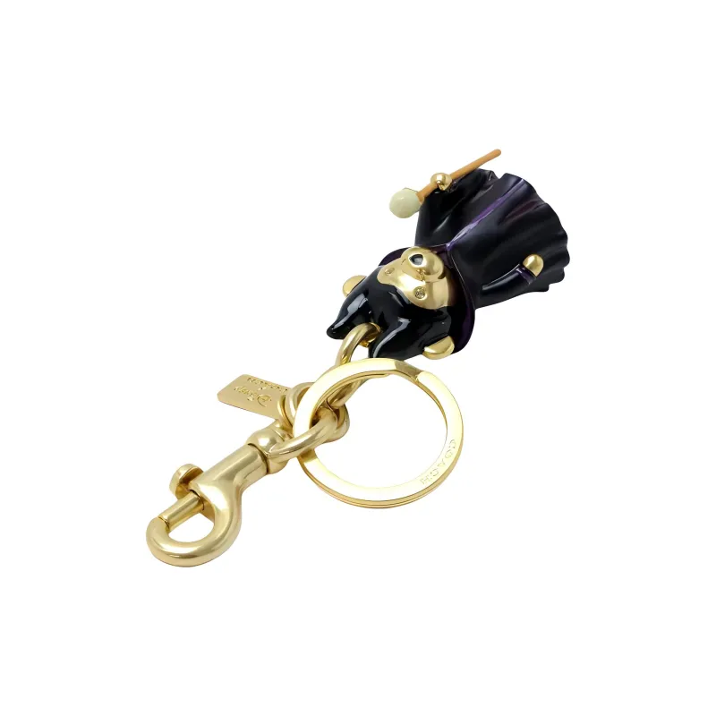 COACH Disney, Collaboration Metal Bag Charm Bag Accessory Women's Black-3