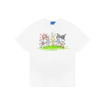 Teach Peace T Shirt Unisex White