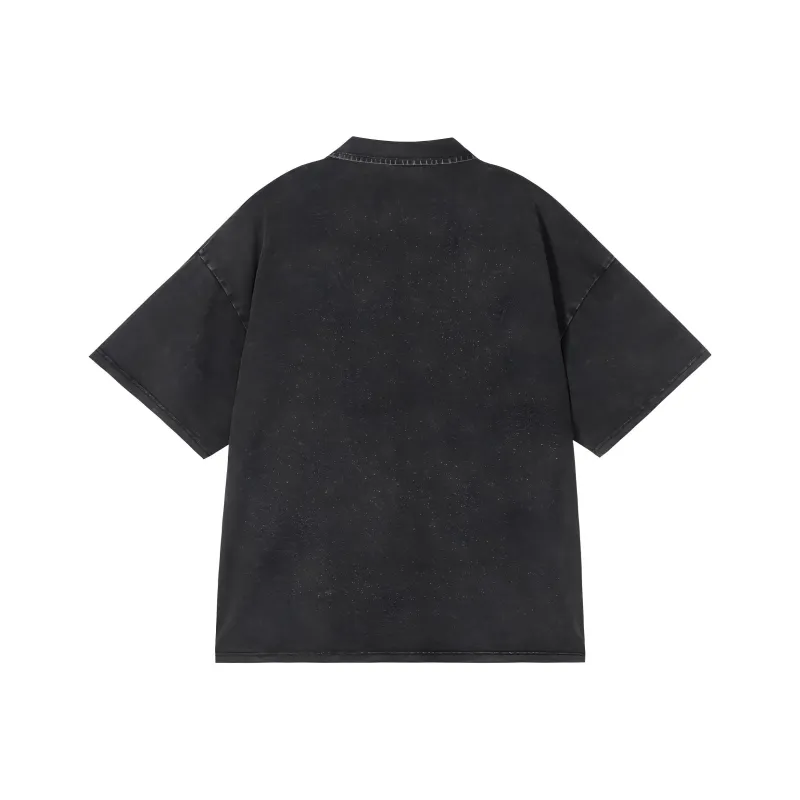 XINYINSU SS25 Polo Shirt Unisex Black-1