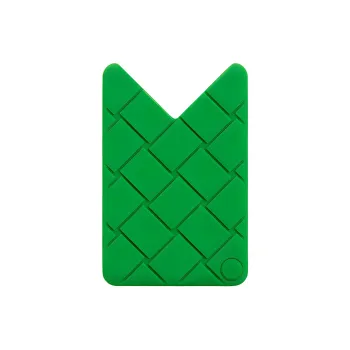 Bottega Veneta Silicone Card Holder Men's Green