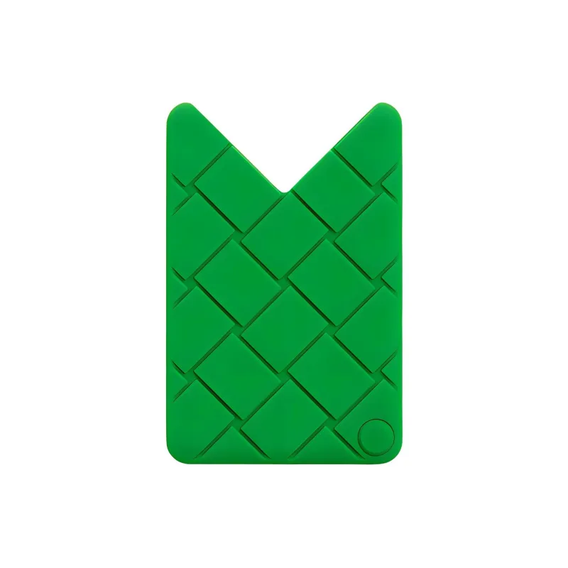 Bottega Veneta Silicone Card Holder Men's Green-0