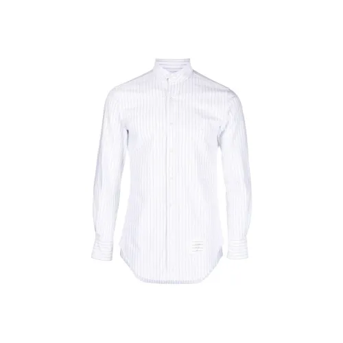 THOM BROWNE Pinstriped Buttoned Shirt
