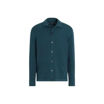 Ermenegildo Zegna Long Sleeved Knitted Shirt
