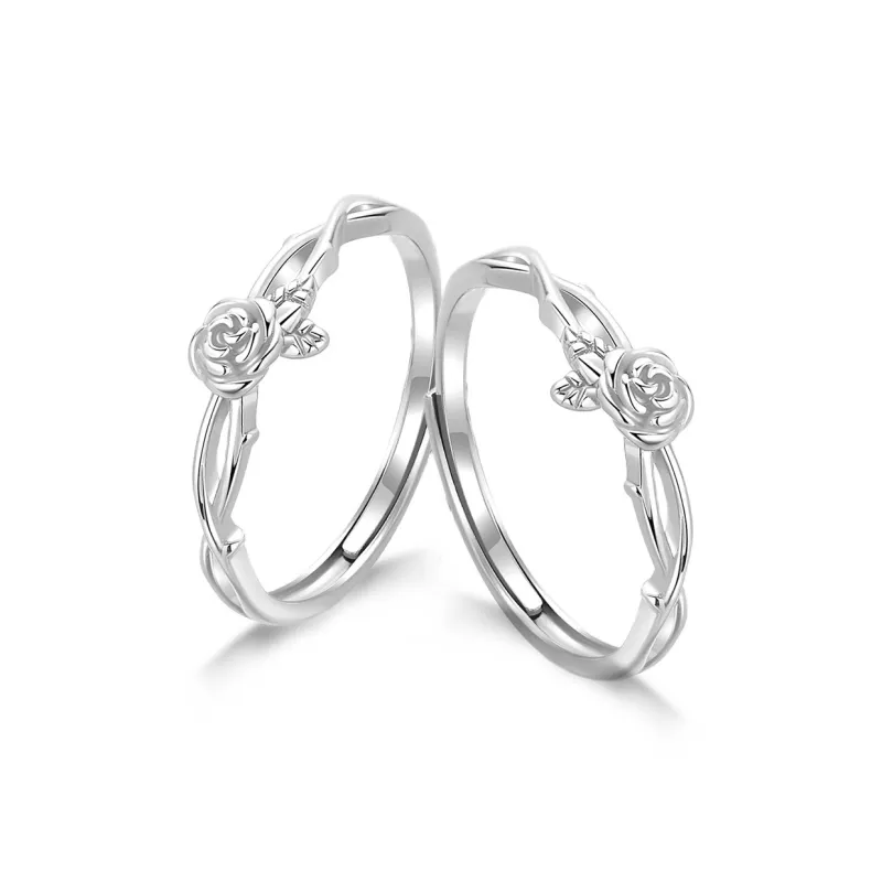 NUSQ Sterling Silver Rings Unisex-11