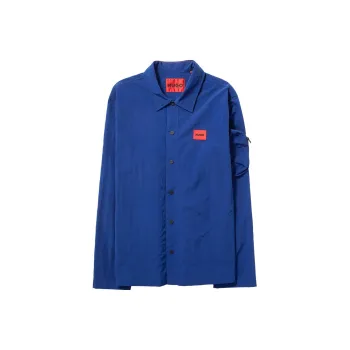 HUGO BOSS Buttoned Long Sleeved Overshirt