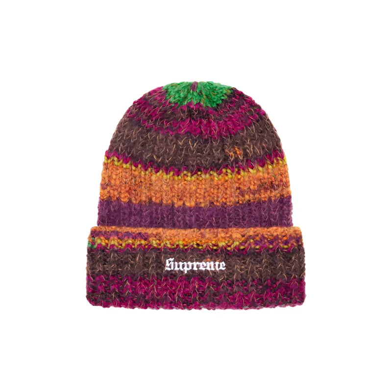 Supreme Space Dye Stripe Beanie-1