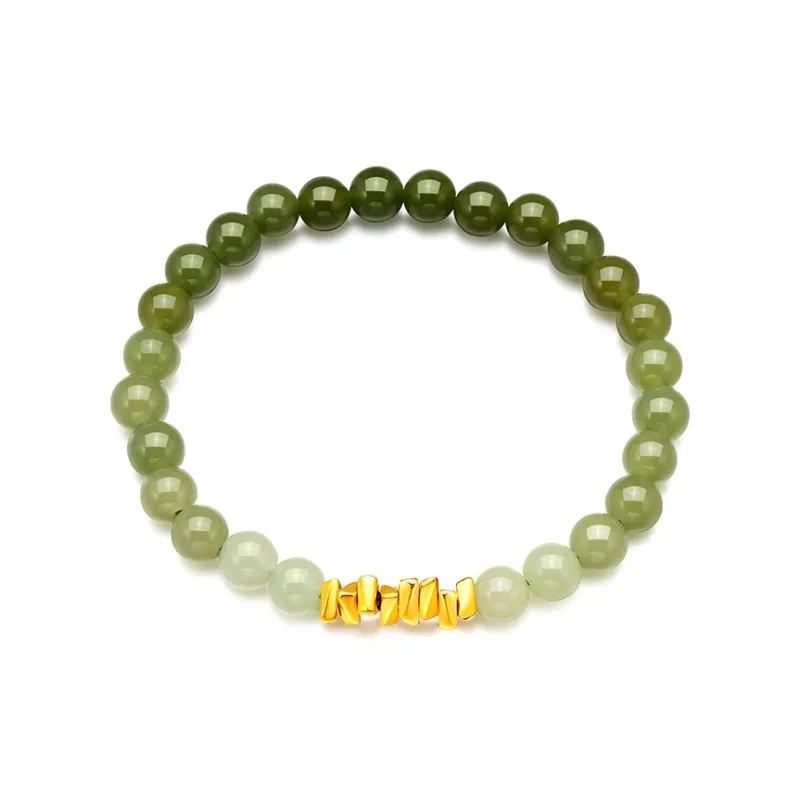 Mokinggran Hetian Jade Bracelets Pale Greenish White Jade Women's-1