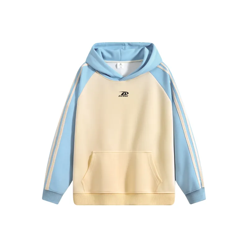DIEMME Sweatshirt Unisex White Gray & Black-6