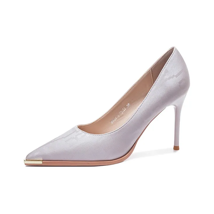 WEISHIBANGWEI Slim Heel High Heels Women's-0