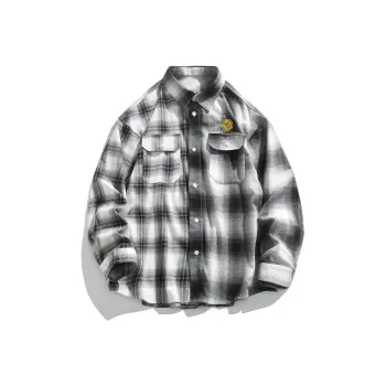 Universal Templates Shirt Unisex Black Plaid
