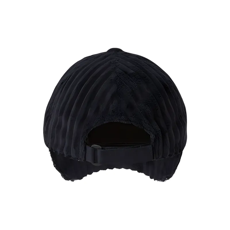FILA Cotton Corduroy Polyester Baseball Caps Kids' Black Pink-2