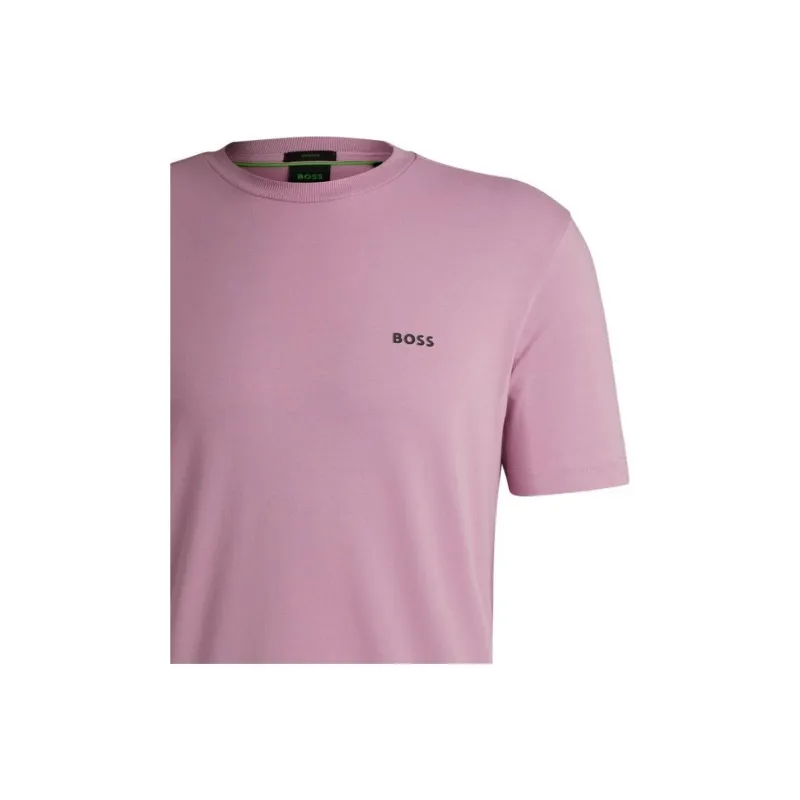 HUGO BOSS Logo embossed T shirt-3
