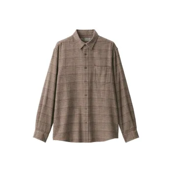 MUJI Shirts Men Brown