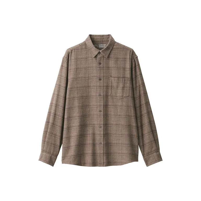 MUJI Shirts Men Brown-0