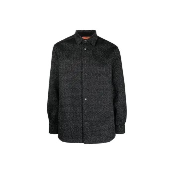MISSONI Metallic-threading Chevron Shirt