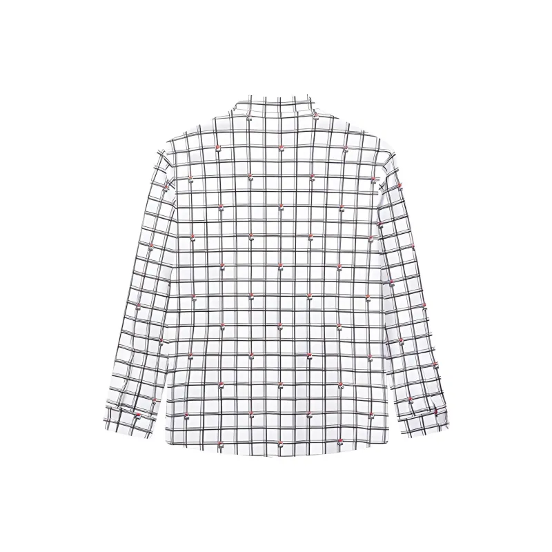 FILA MIHARA YASUHIRO Collaboration Collection Shirt Men's White Plaid-1