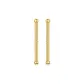 [4 Pcs]8mm Gold Long Silver Stud Earrings