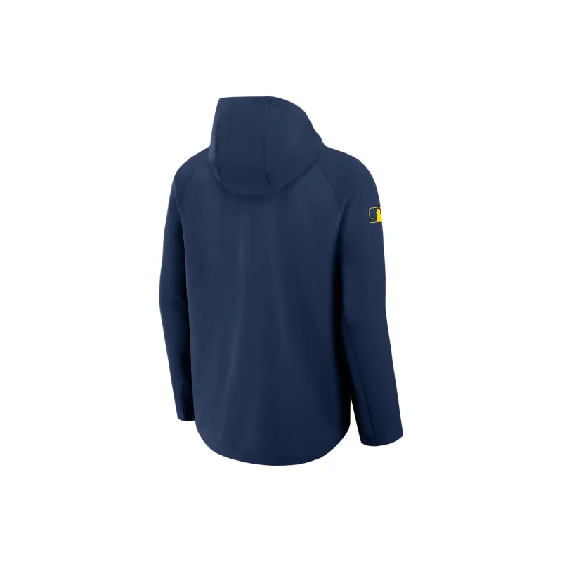 Nike Milwaukee Brewers Authentic Collection Men's Nike Therma Mlb Full Zip Jacket-1