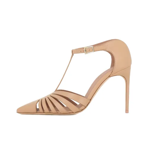 Malone Souliers Slim Heel High Heels 9cm Women's Beige