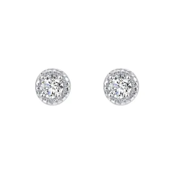 KiNGZiT Sterling Silver S999 Silver Stud Earrings Women's