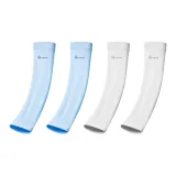 2 Pack (Pine Smoke Blue+New Moon White)-V-Neck Style