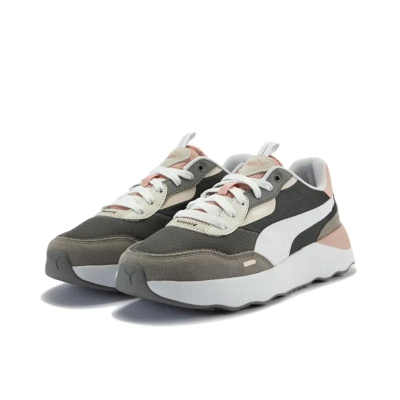 PUMA Runtamed Abrasion Resistant Cushioning Low Top Casual Running Shoes Women's Gray-2