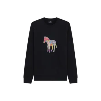 Paul Smith Zebra Printed Crewneck Sweatshirt