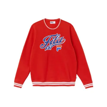 FILA Taylor Crewneck Sweatshirt Men's Fire Red 625