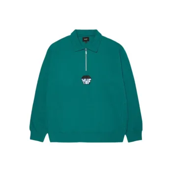 HUF Big Block 1/4 Zip Polo Shirt