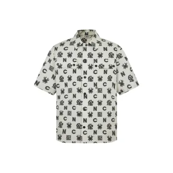 C'N'C Trend Series Shirt Unisex Brown With Print