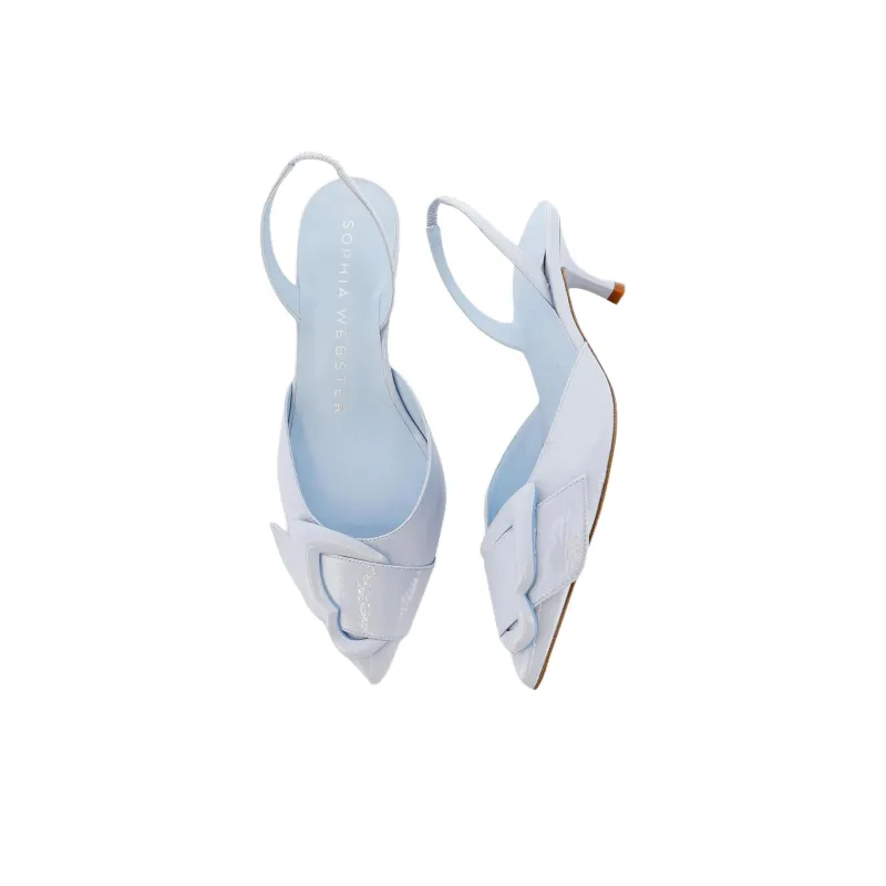 Sophia Webster Blair Slim Heel High Heels 4cm Women's Blue-4
