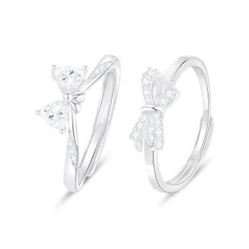 PRETTY DIARY S925 Silver Rings Unisex