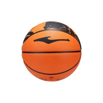 Erke Comic Collection Rubber Basketball Fall Leaf Brown Size 5/7 Street Training Unisex