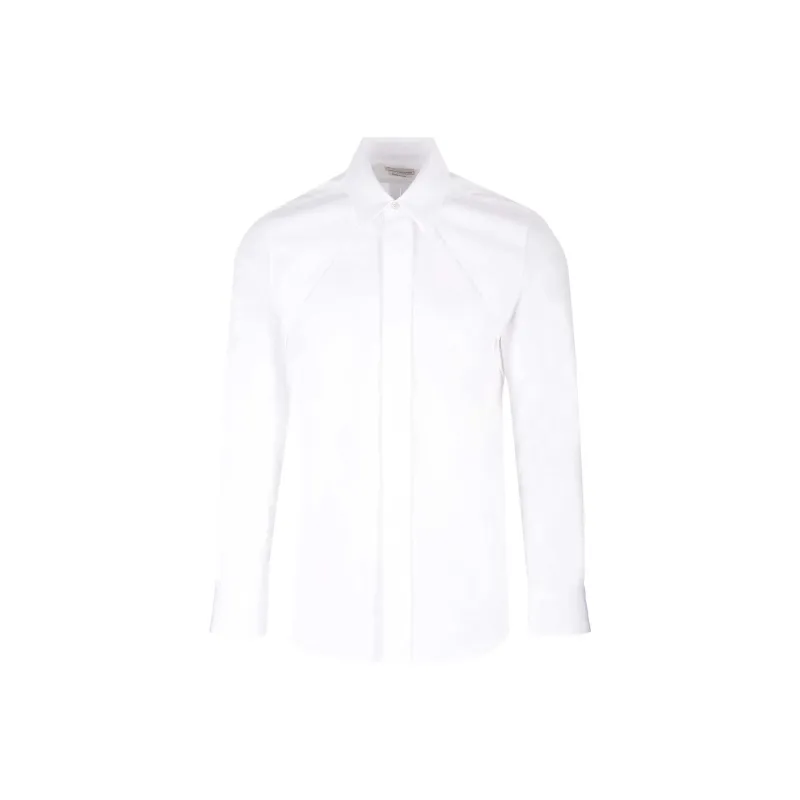 Alexander McQueen Long Sleeved Buttoned Cuff Shirt-0