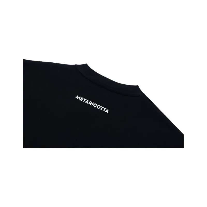 METARICOTTA Crew Neck Short Sleeved T Shirts Unisex-2