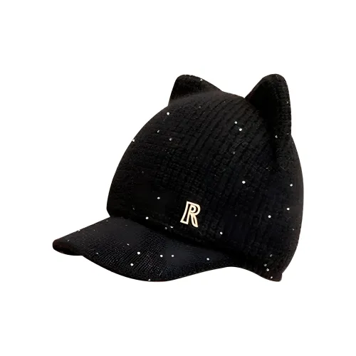 BANDICOOT Rabbit Fur Beanies Women's