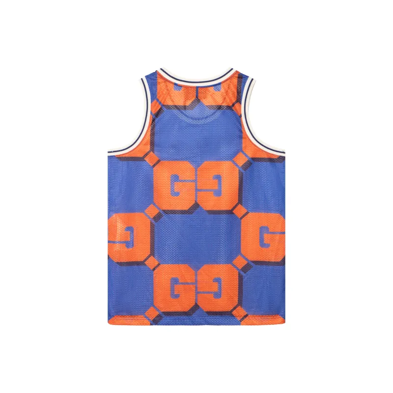 GUCCI Tank Tops Men Blue-1