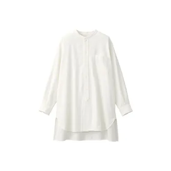 MUJI Shirts Unisex Ecru