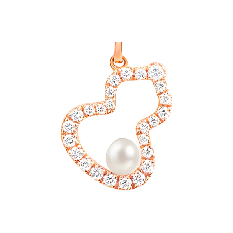 Qeelin 18K Rose Gold, Diamond, Pearl Necklaces Unisex-1