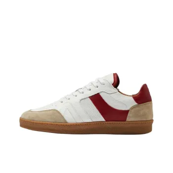 Oliver Sweeney Harrow Low Top Skateboard Shoes Men's Red White