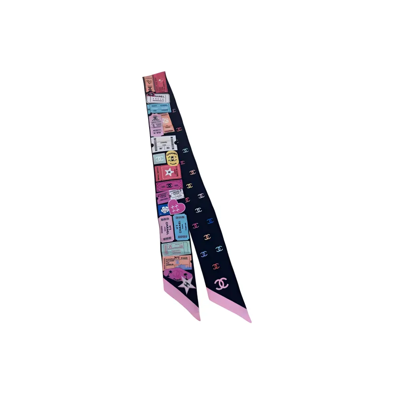 CHANEL Silk Scarves Women's Multicolor-1