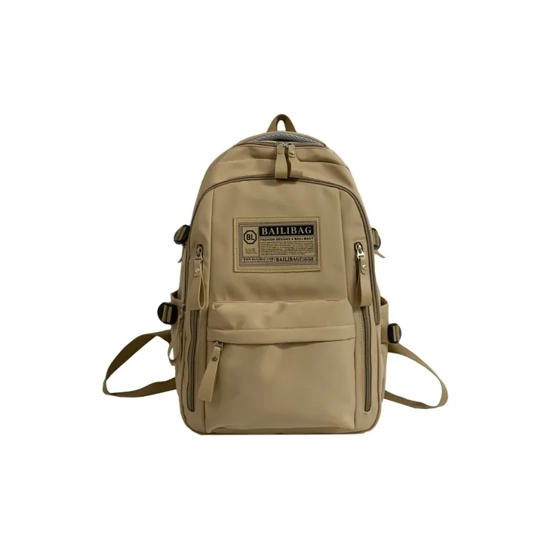 OUZIHUANG Nylon Backpack Unisex Multicolor-4