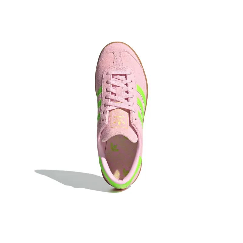 Adidas Hamburg Clear Pink Solar Green Gold Metallic Women's-3