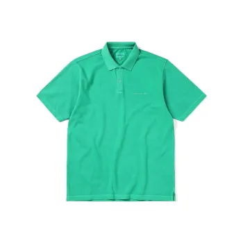 Thisisneverthat SS24 T Logo S/S Jersey Polo Shirt Unisex Green