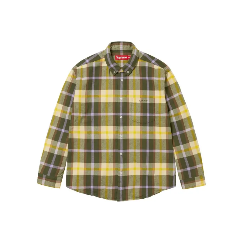 Supreme Plaid Flannel Shirt FW23-1