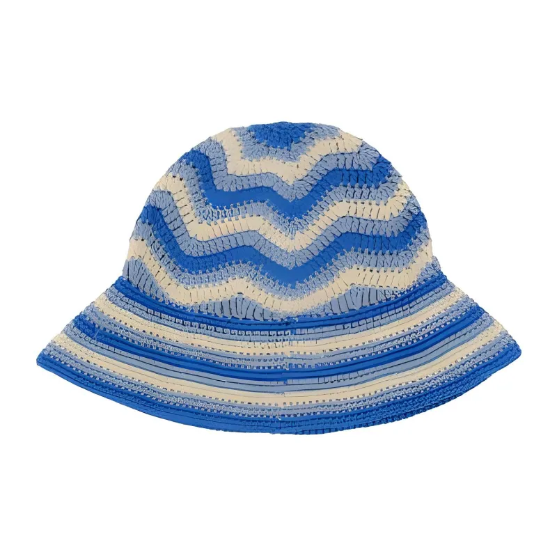 GANNI Organic Cotton Bucket Hats Women's Blue-2
