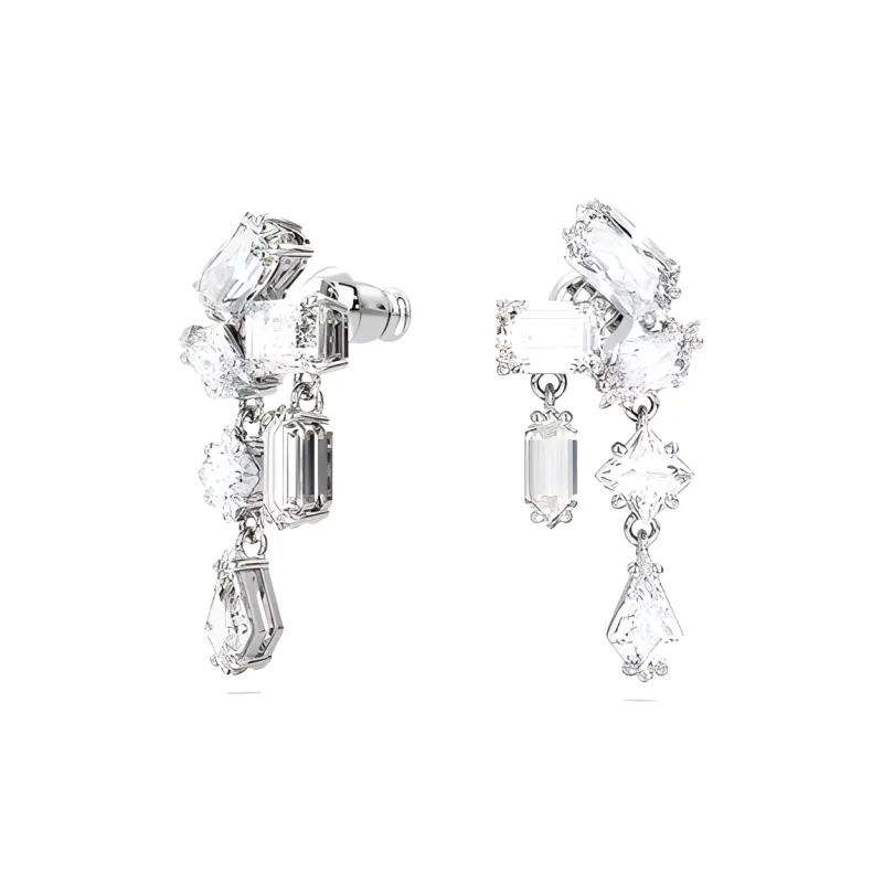 Swarovski Mesmera Crystal embellished Drop Earrings-1