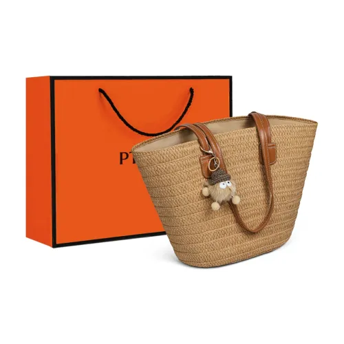 PT'SON PE Tote Underarm Shoulder Bag Regular Women's Khaki