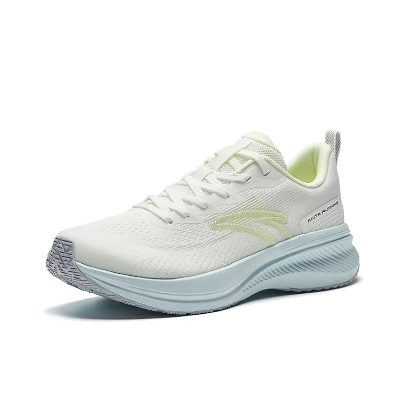 CHAOJIANTA Abrasion Resistant Breathable Low Top City Commute Running Shoes Women's White-1